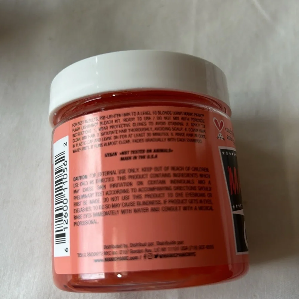 Manic Panic Dye Hard Amplified Creamtone Temporary Hair Coloring-Set of 3-  New